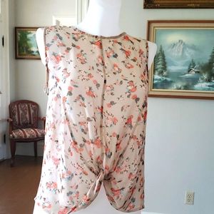 Sheer Floral Top